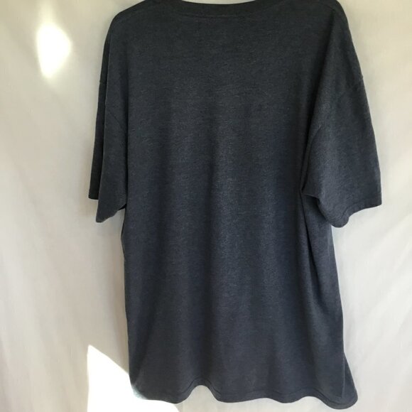 Vans Unisex Crew Neck Short Sleeve Pullover Tee Van's Logo in Blue Size Men's XL - Picture 2 of 6